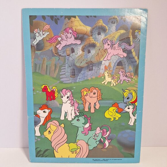 1986 My Little Pony Pocket Folder Vintage Rainbow Ponies Hasbro - Picture 2 of 13